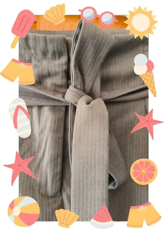 Pantalon carotte à rayures 42 - photo numéro 2