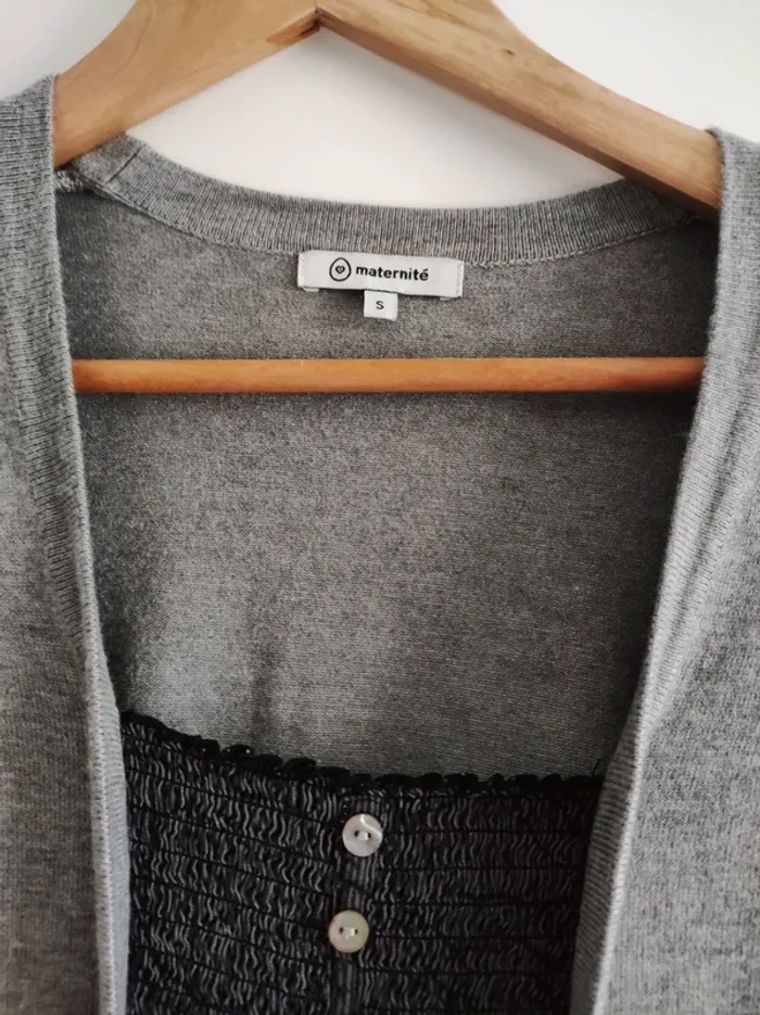 Haut pull de grossesse T.S - excellent état - photo numéro 6