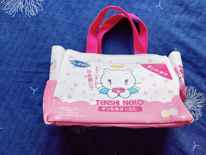 sac à main rose "Tenshi Neko" #chat #kawaï #bonbon #Japon