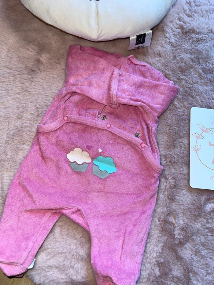 Lot de 4 pyjama velours 1mois - photo numéro 4