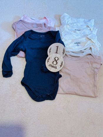 Lot 9 bodies manches longues