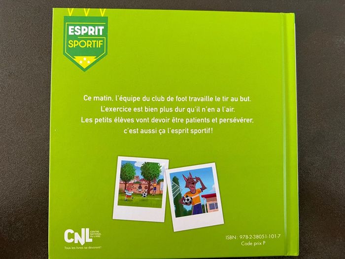 Livre Mcdo - L'entrainement de football - photo numéro 2