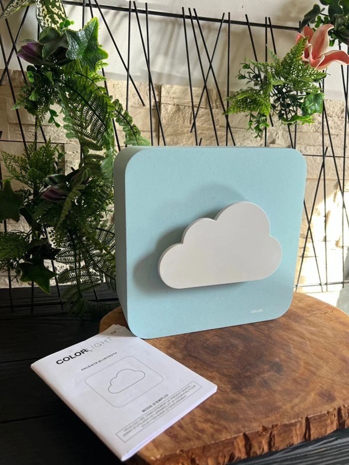 Veilleuse Enceinte Bluetooth - Colorlight - Nuage