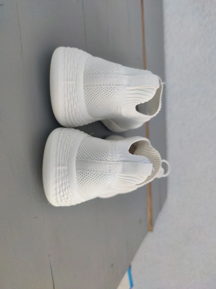 Baskets toile blanche - photo numéro 4