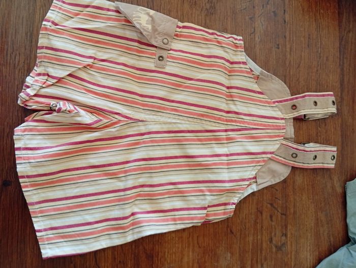 Lot de 4 salopettes short taille 6 mois - photo numéro 7