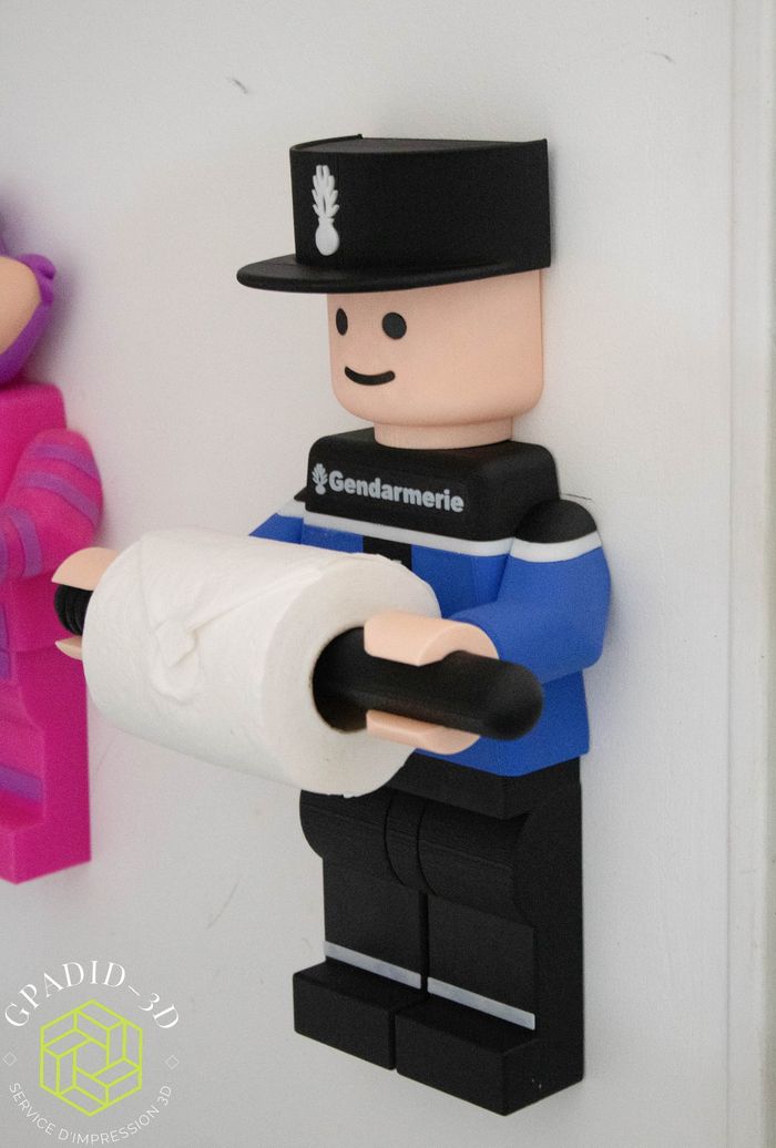 Dévidoir de papier toilette dans Un style Lego - photo numéro 4