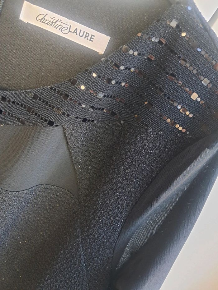 Christine Laure robe noire T.42 en tbe - photo numéro 5