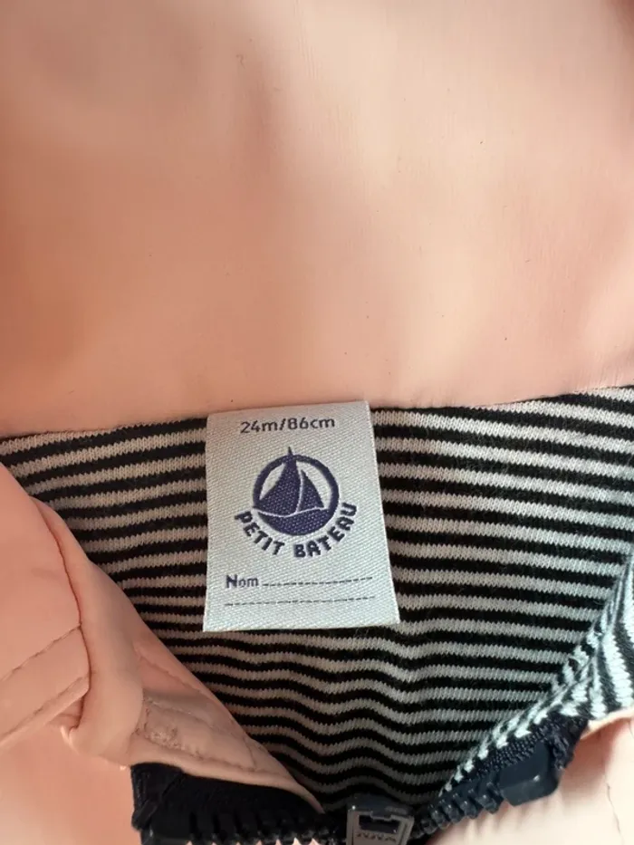 Iconique ciré rose saline à manches longues - Taille 2/3 Ans - photo numéro 3