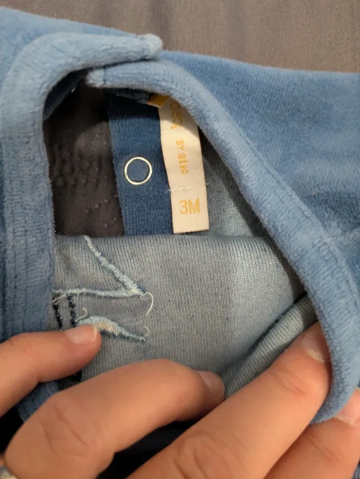 Pyjama bleu 3 mois - photo numéro 2