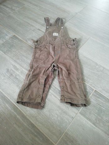 Salopette en jeans 12 mois garçon