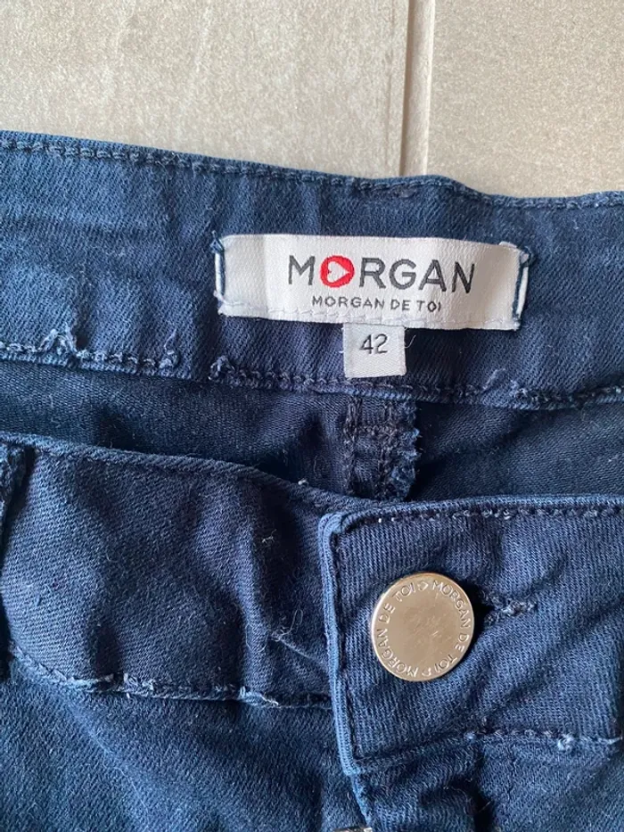 Pantalon Morgan bleu marine - photo numéro 2