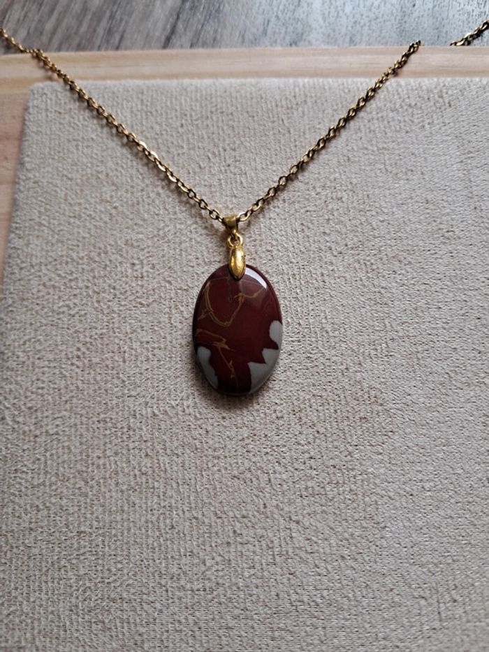 Collier jaspe noreena