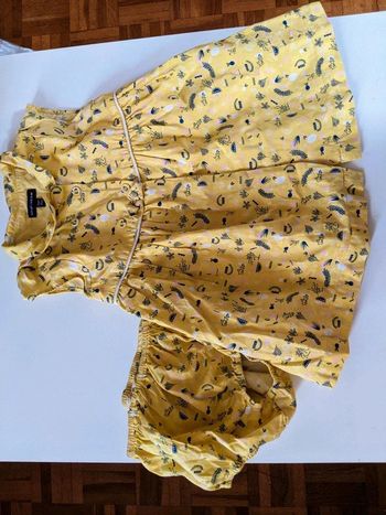 Ensemble 2 pièces Sergent major 12 mois 74 cm robe chic bloomer