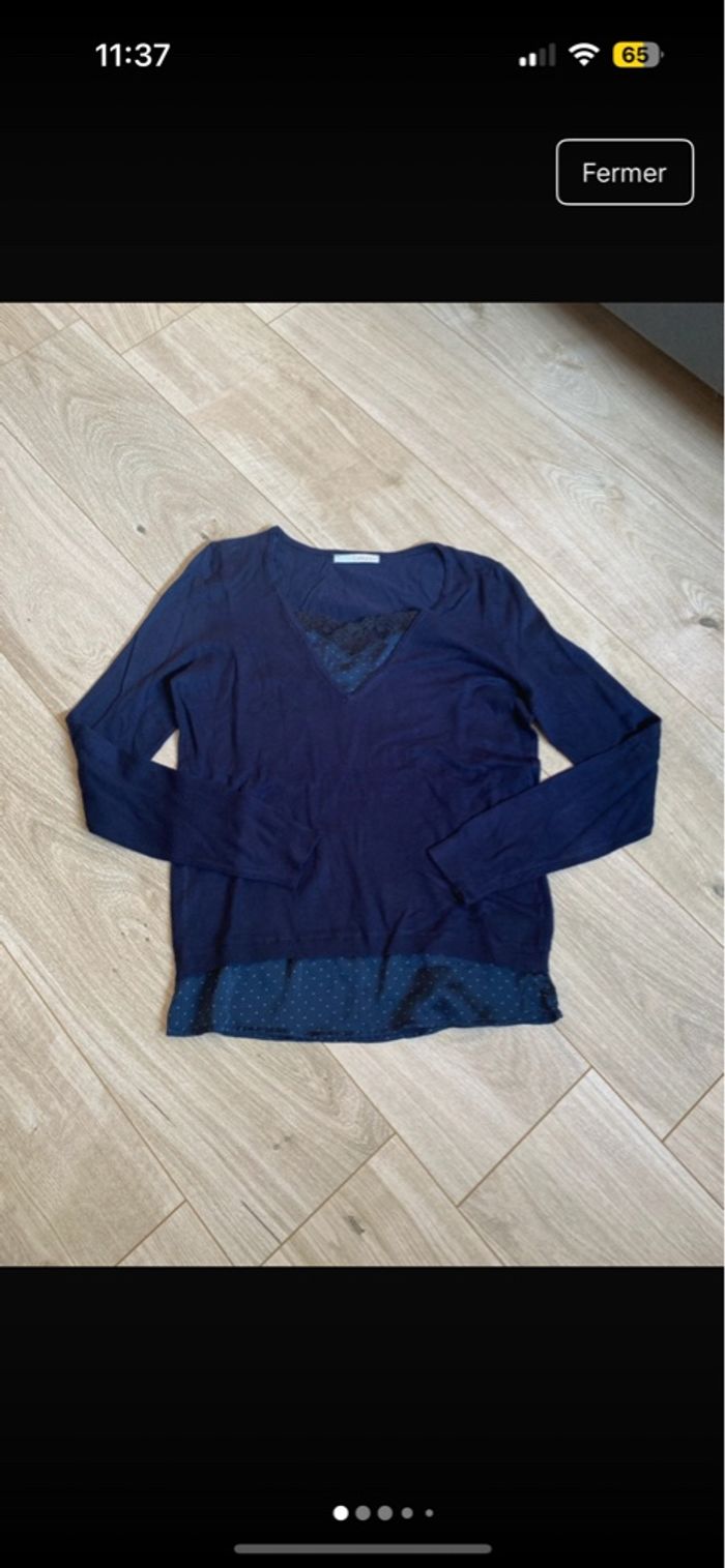 Pull effet 2 en 1 Camaieu