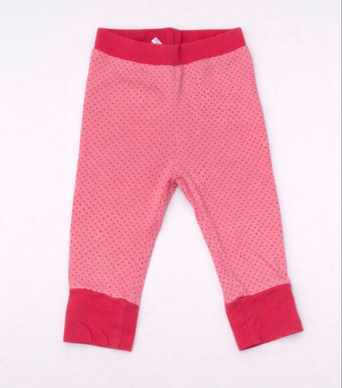 Legging bébé fille rose à pois - photo numéro 1