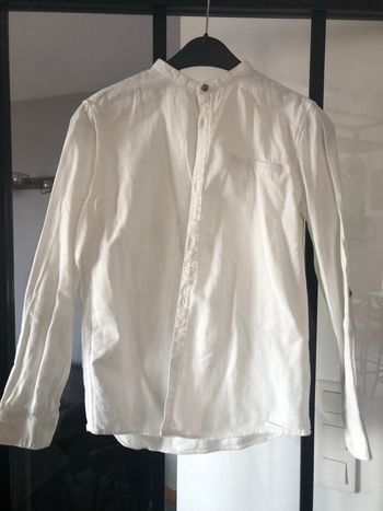 Chemise blanche col Mao