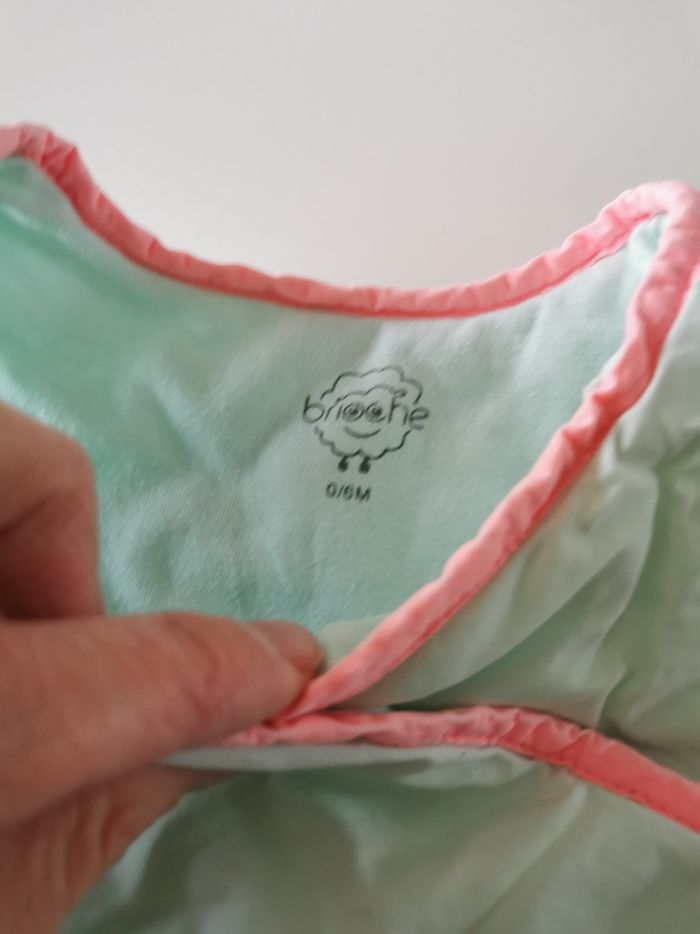 Turbulette demi-saison 0/6mois brioche en très bon état - photo numéro 3