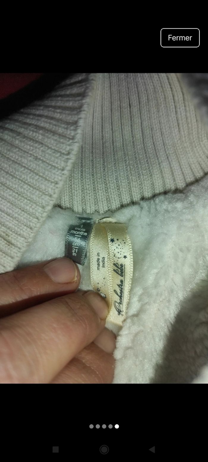 Très beau gilet bébé e15 - photo numéro 3