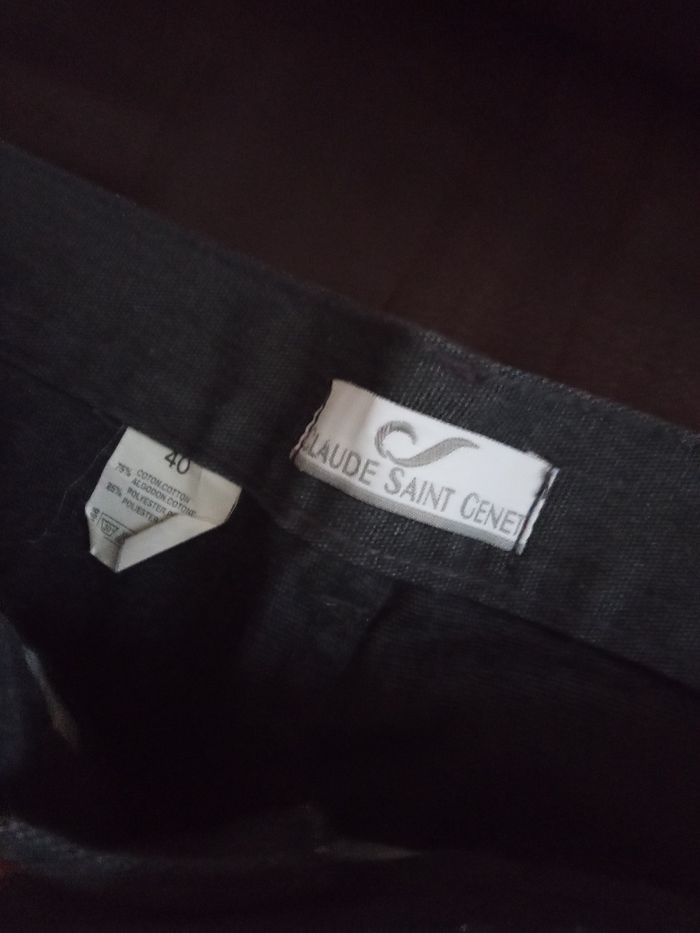 Joli PANTALON Anthracite T40 "Claude Saint Genet" - photo numéro 3