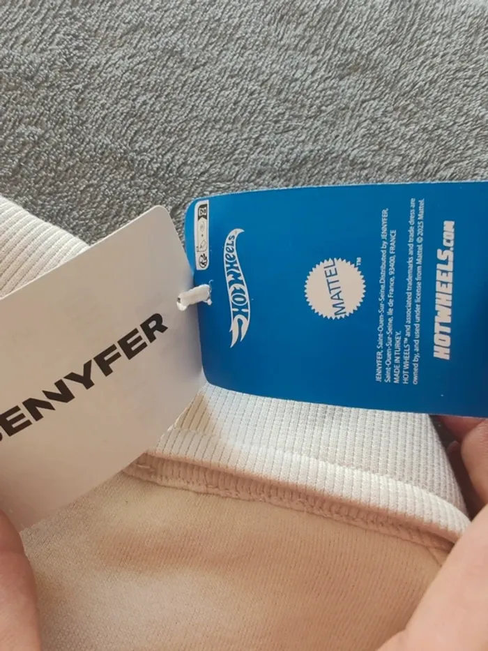 Sweat Hot Wheels x Jennyfer “High Performance” à rayures – Neuf avec étiquette – Taille S (Femme) - photo numéro 5