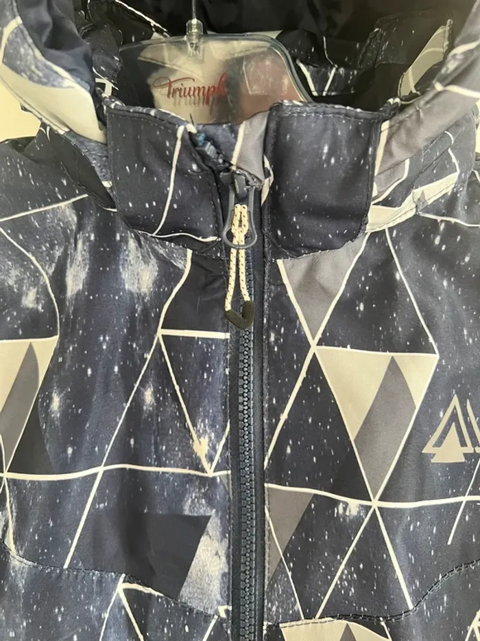 Imperméable de ski crivit pro bleu et grise - photo numéro 2