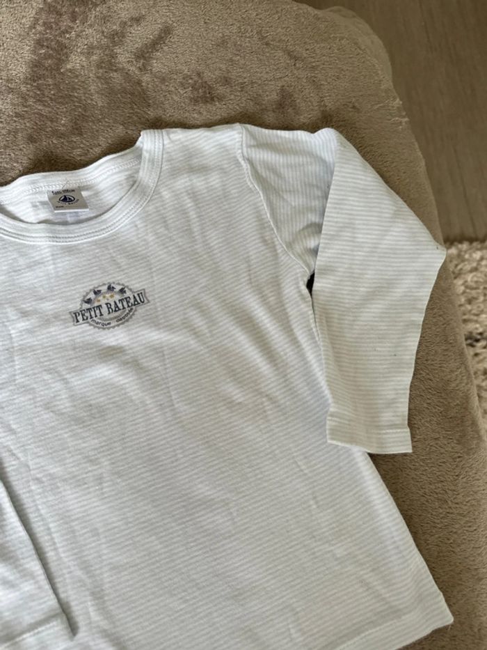 Maillot petit bateau 5 ans bleu et blanc - photo numéro 3