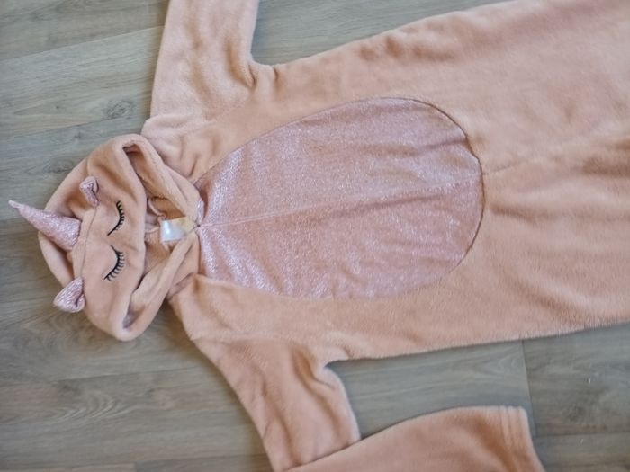 pyjama 10 ans 11 ans 12 ans licorne fille polaire doux presque neuf hiver chaud - photo numéro 2