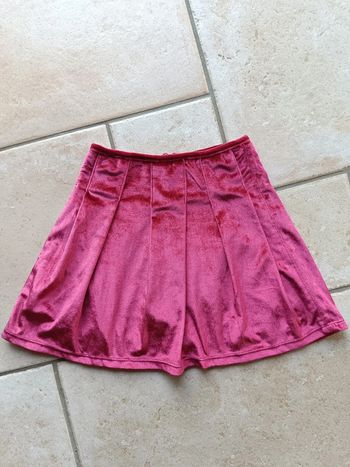 Jupe brillante style velours Fille 6 ans Orchestra