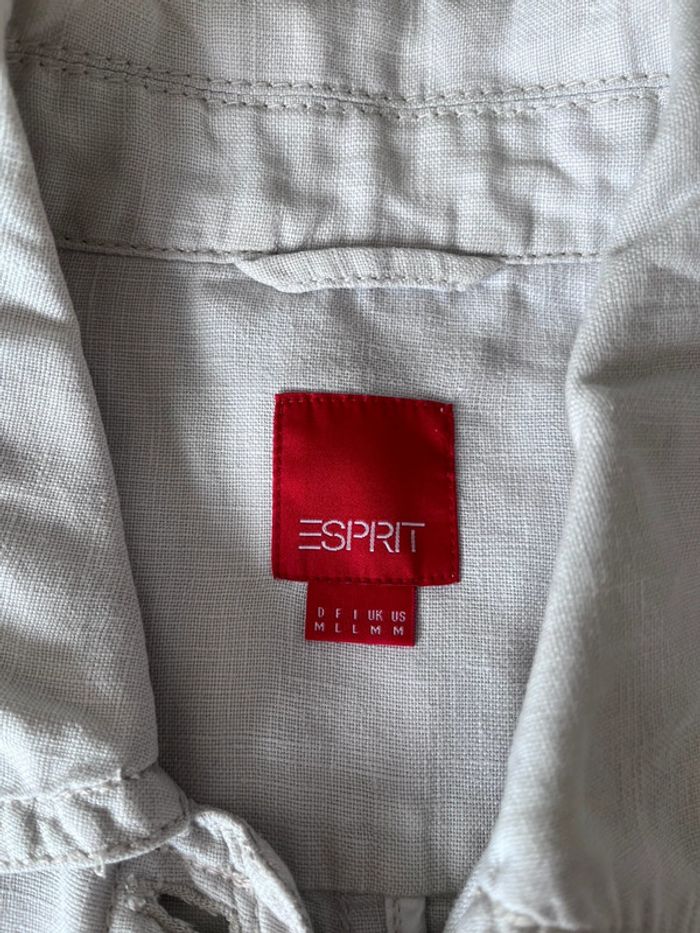 Veste blanc cassé en lin Esprit - photo numéro 5