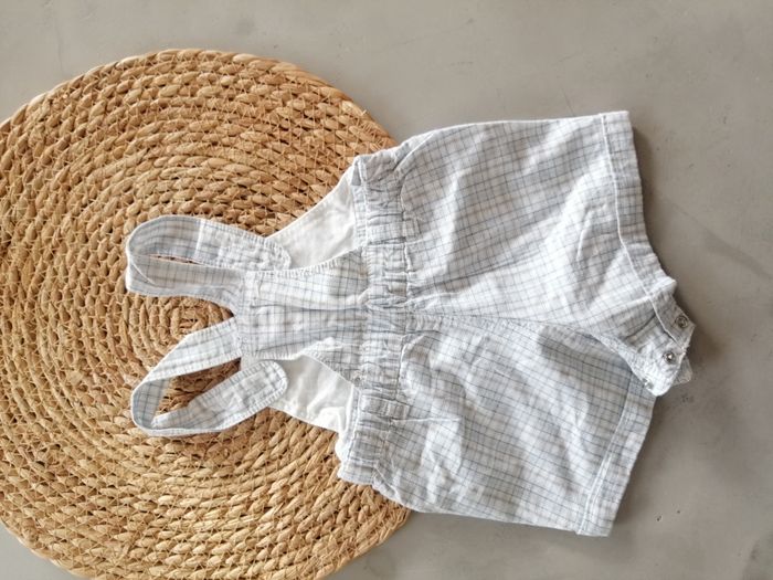 Salopette, taille 3 mois, comme neuve, garçon, marque P'tit Bisou - photo numéro 3