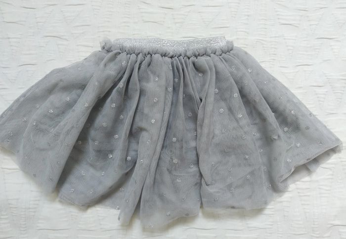 Jupe tutu gris pailette 6 mois
