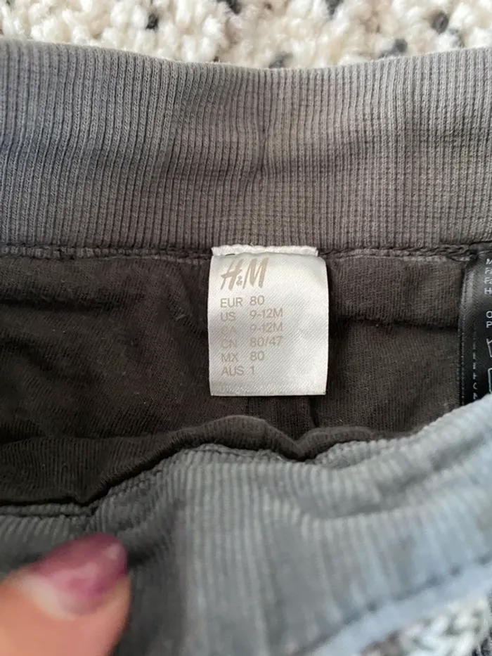Pantalon velours gris H&m - photo numéro 2