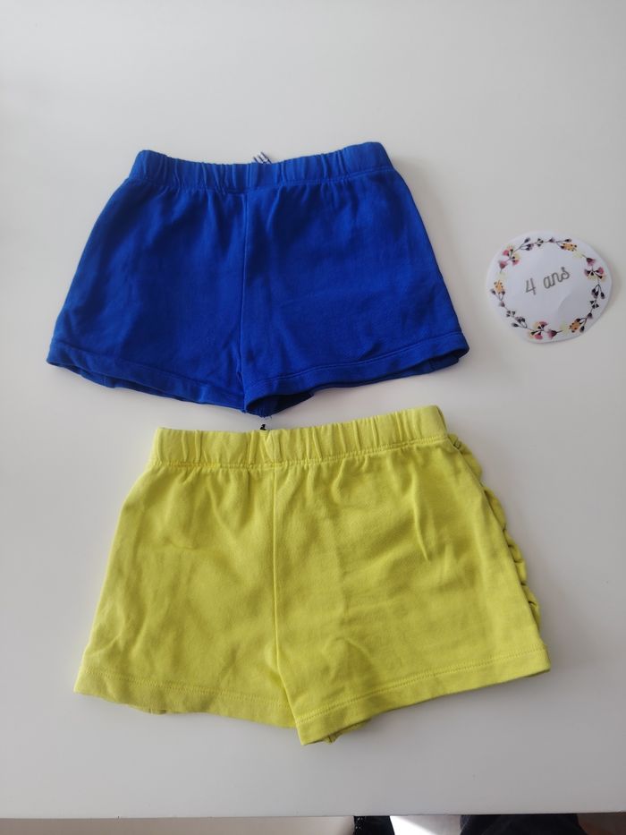 Lot de 2 shorts en coton 4 ans terre de marins - photo numéro 2