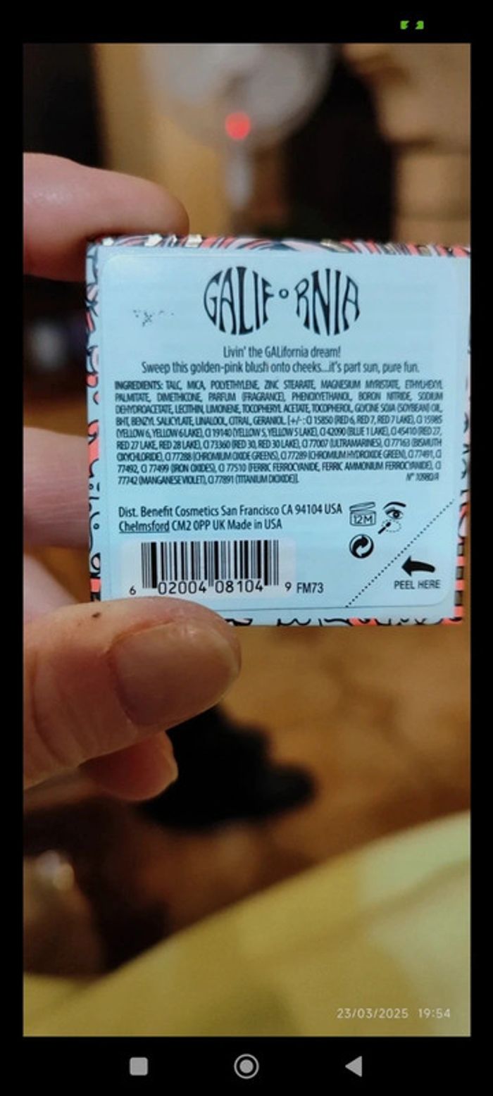 Benefit Cosmetics Galifornia Mini Blush - photo numéro 4