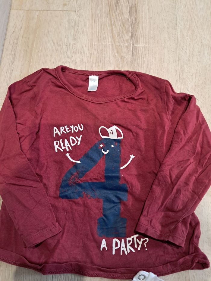 Lot de t-shirts manches longues 24mois 2ans neufs - photo numéro 8