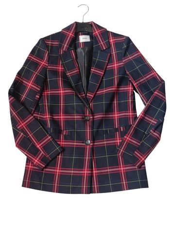 Blazer à carreaux écossais taille XS
