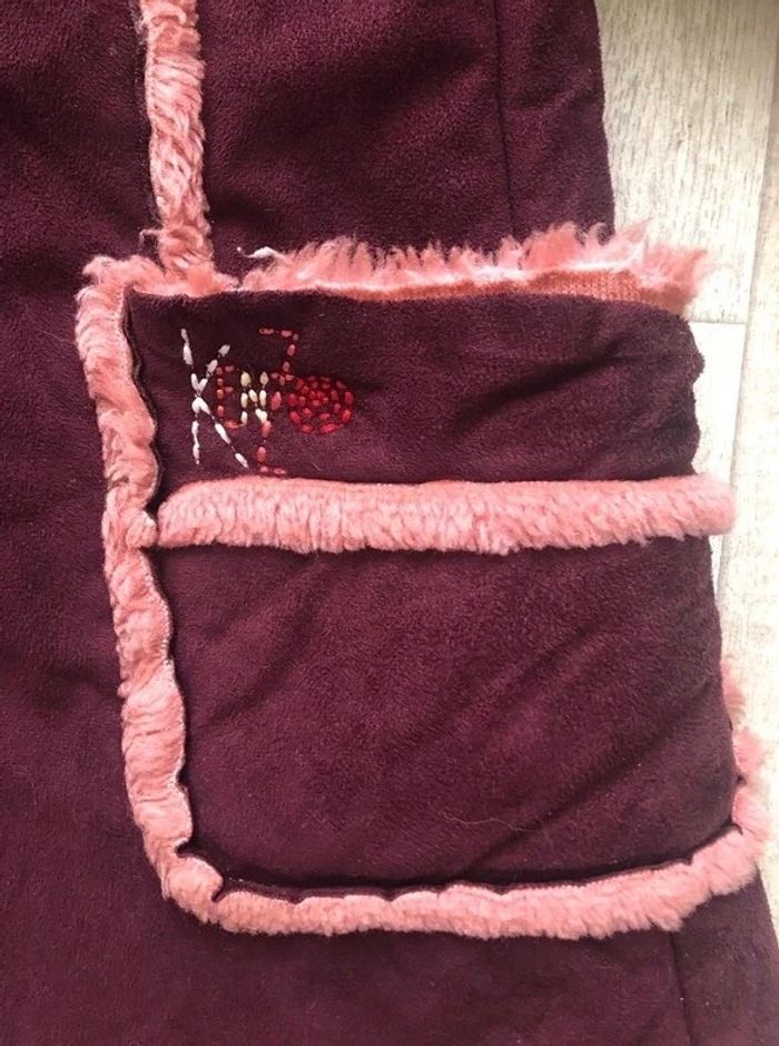 Manteau bordeaux fille Kenzo - photo numéro 6