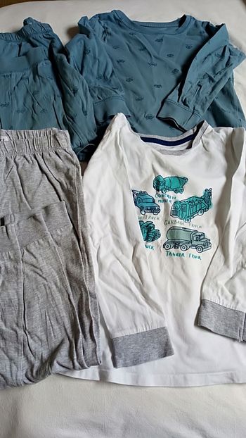 Lot de 2 pyjamas garçon