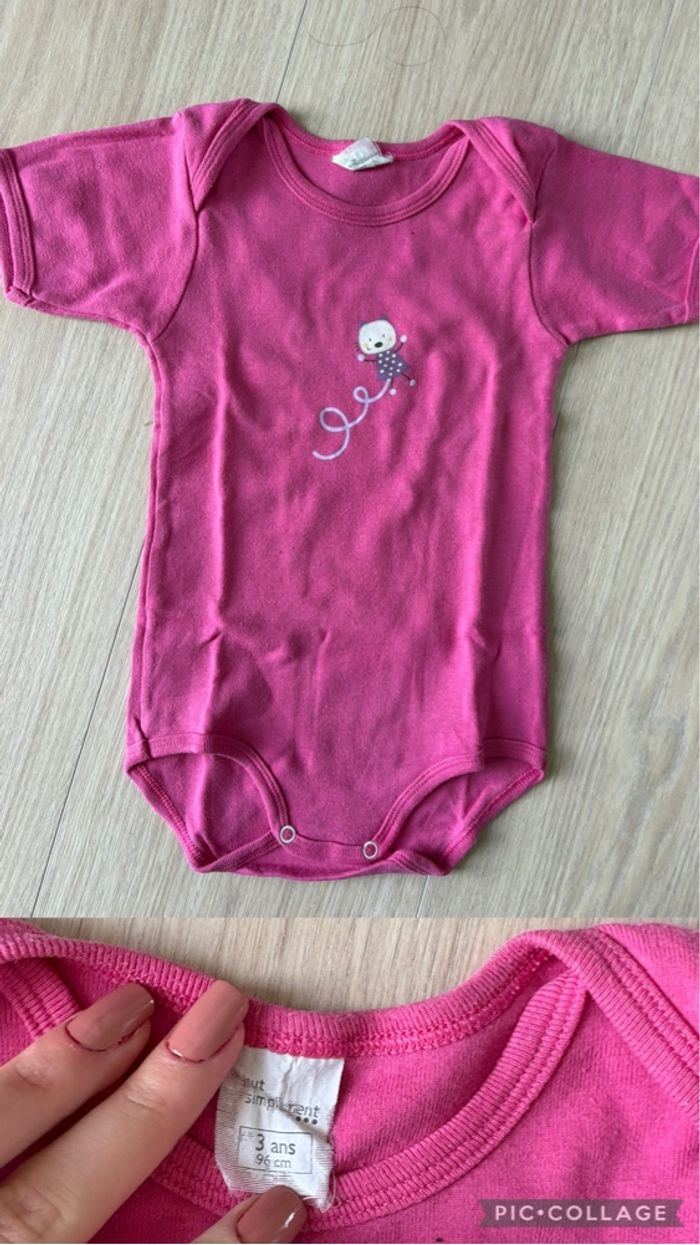 lot de bodys fille - photo numéro 2