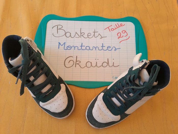 Baskets montantes Okaidi taille 29