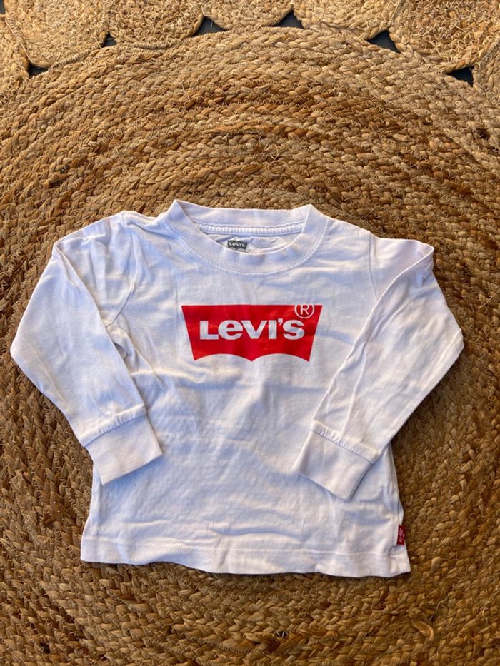 Tee-shirt manche longue pull garçon 24 mois Levi’s