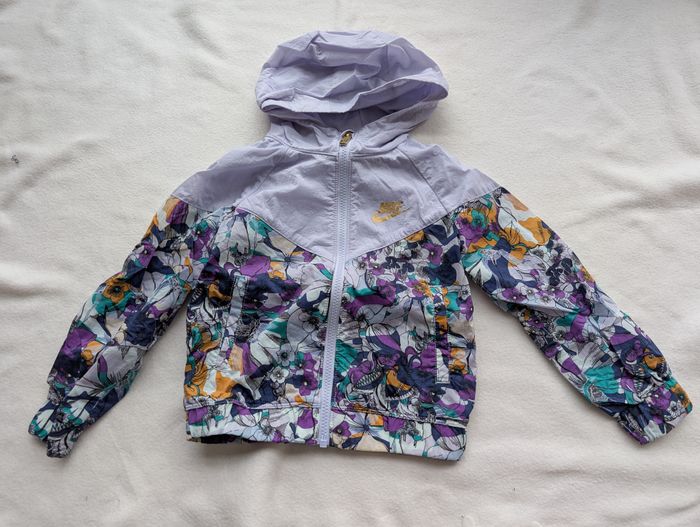 Veste fine de pluie lilas et fleurs - 4 - Nike