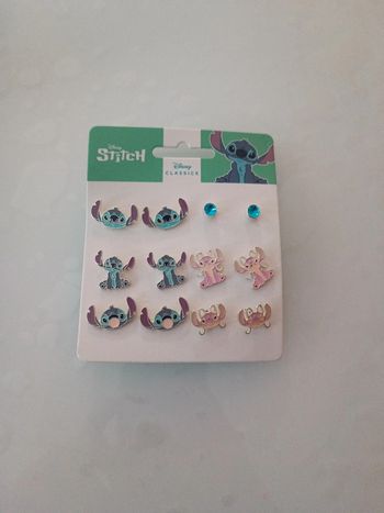 Lot 6 paires de boucles d'oreilles