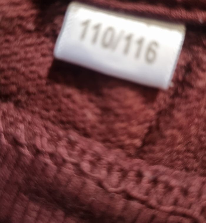 pull garçon bordeaux taille 4/6ans - photo numéro 2