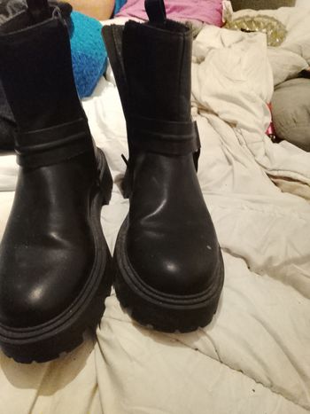 Bottines noir taille 39 + nue pied taille 39
