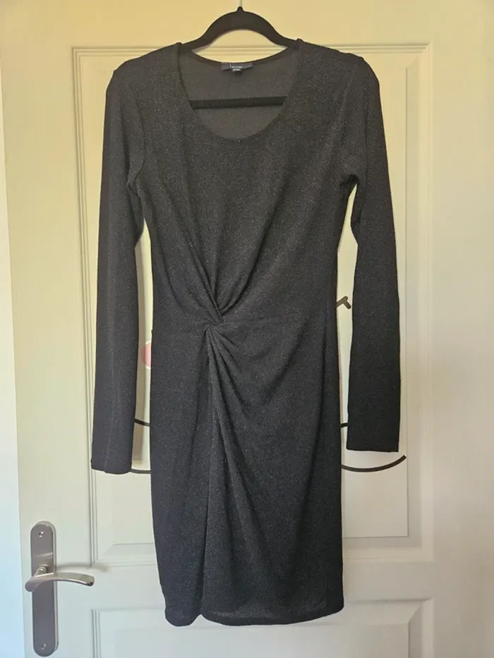 Robe Noire Pailleté Taille L Kiabi