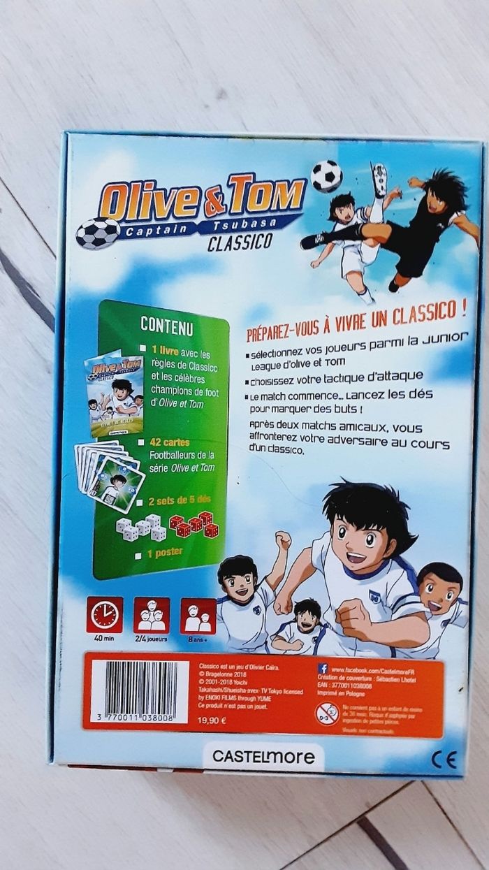 Jeu de société Castelmore Olive et Tom Captain Tsubasa classicisme neuf - photo numéro 7