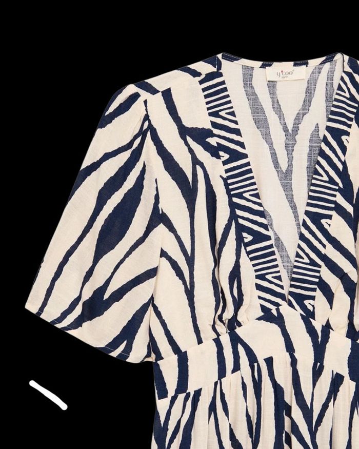 Robe longue Ycoo bleu marine - photo numéro 2