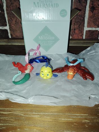 Coffret ornement Disney la petite sirène