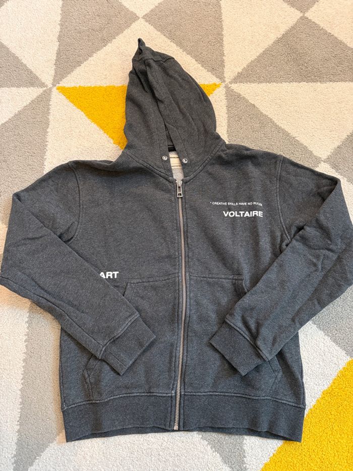 Veste à capuche avec zip Zadig & Voltaire Taille 12 ans - photo numéro 2